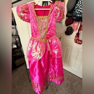 Sparkling Pink and Gold Princess Dress-up Dress.